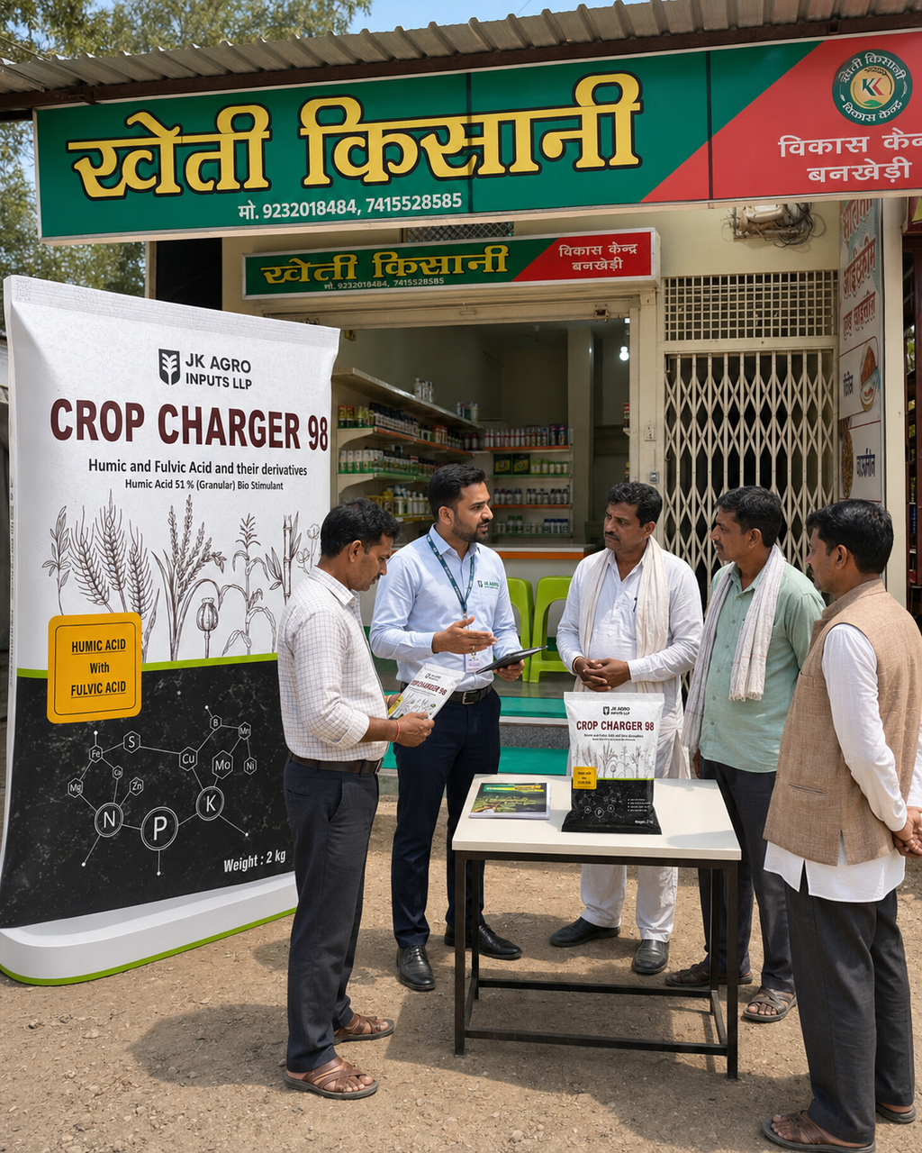 JK Crop Charger 98 | Humic Acid 51% Granular | जेके क्रॉप चार्जर 98 | ह्यूमिक एसिड 51% ग्रैन्युलर